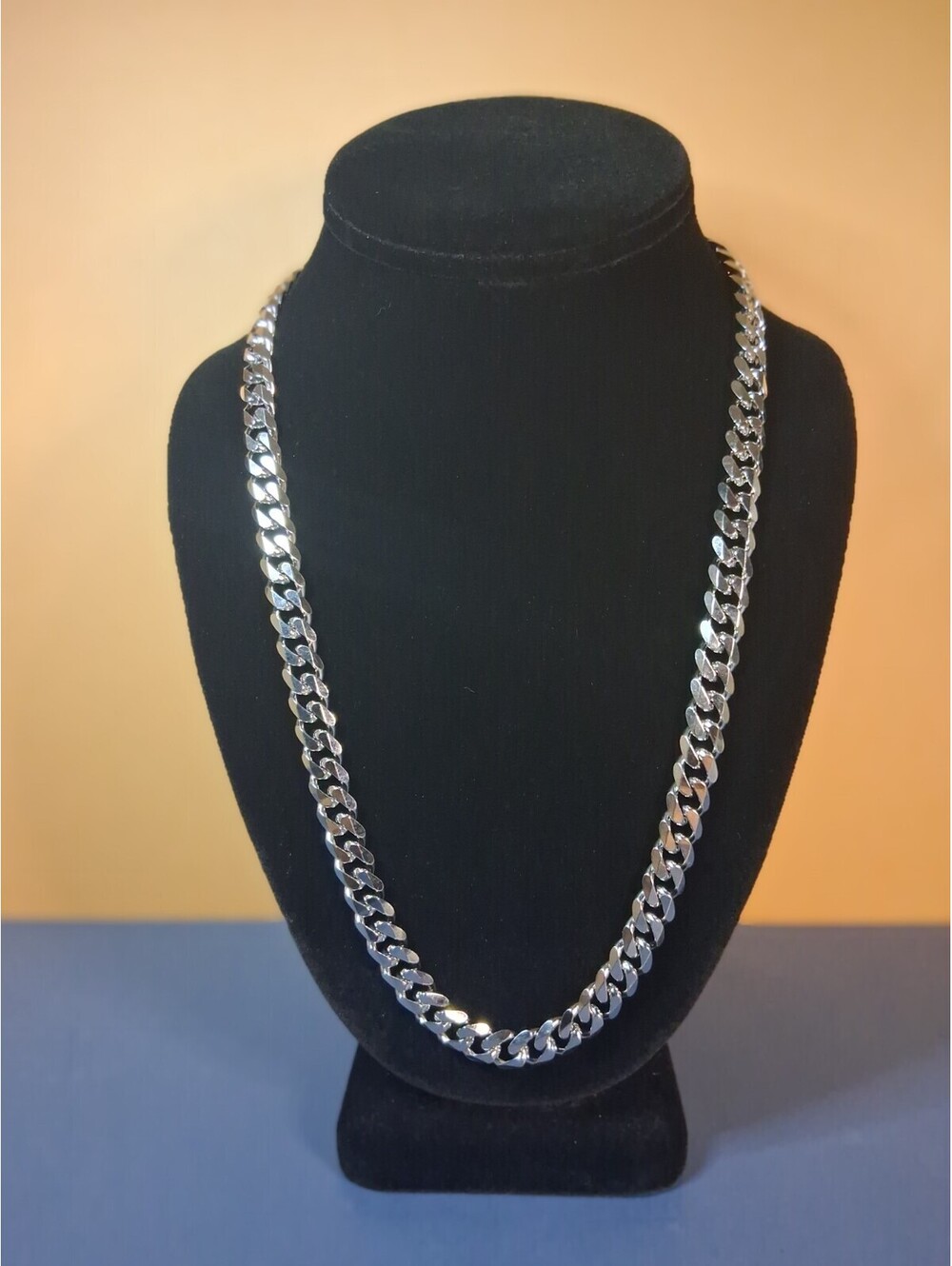 NWOT 22" 10mm Men's Stainless Steel Miami Cuban Link Chain Necklace NEW